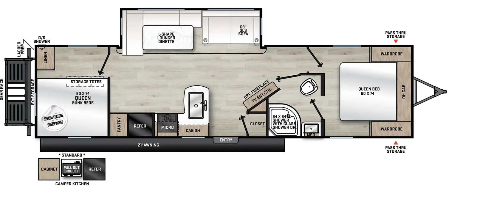 293TQBSCK Floorplan Image